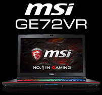 Laptopy MSI GE72VR