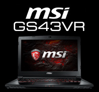 Laptopy MSI GS43VR