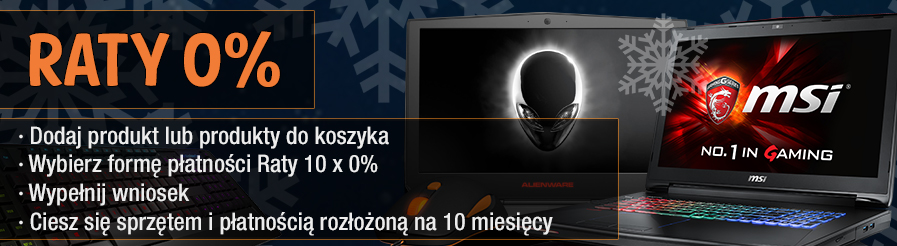Raty 10x0% w GameRagon.pl