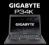 Laptopy Gigabyte P34K