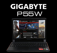 Laptopy Gigabyte P55W