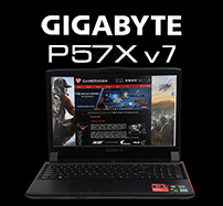 Laptopy Gigabyte P57X v7