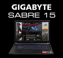 Laptopy Gigabyte Sabre 15